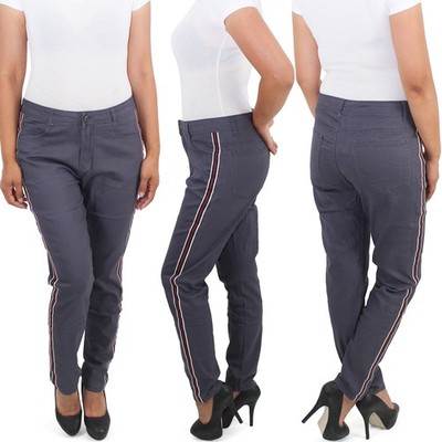 Damen Hose Jeanshose gerader Schnitt Straight Jeans Stretch bis Übergröße 5XL 50