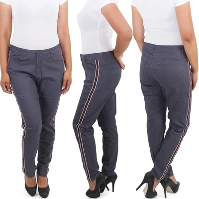 Damen Hose Jeanshose gerader Schnitt Straight Jeans Stretch bis Übergröße 5XL 50 - Bild 1 von 4