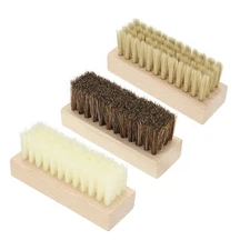 3Pack Shoe Cleaner Brush Square Handheld Polish Daubers for Leather Boots