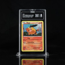 2011 Pokemon Black & White Black Star Promo Tepig #BW07 Holo Promo TAG 8 NM-MT