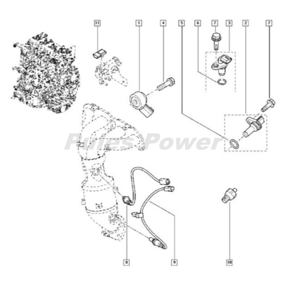 237313JT5B OEM Camshaft Position Sensor for Nissan Pathfinder 2014-2015 Murano - Image 4 of 4