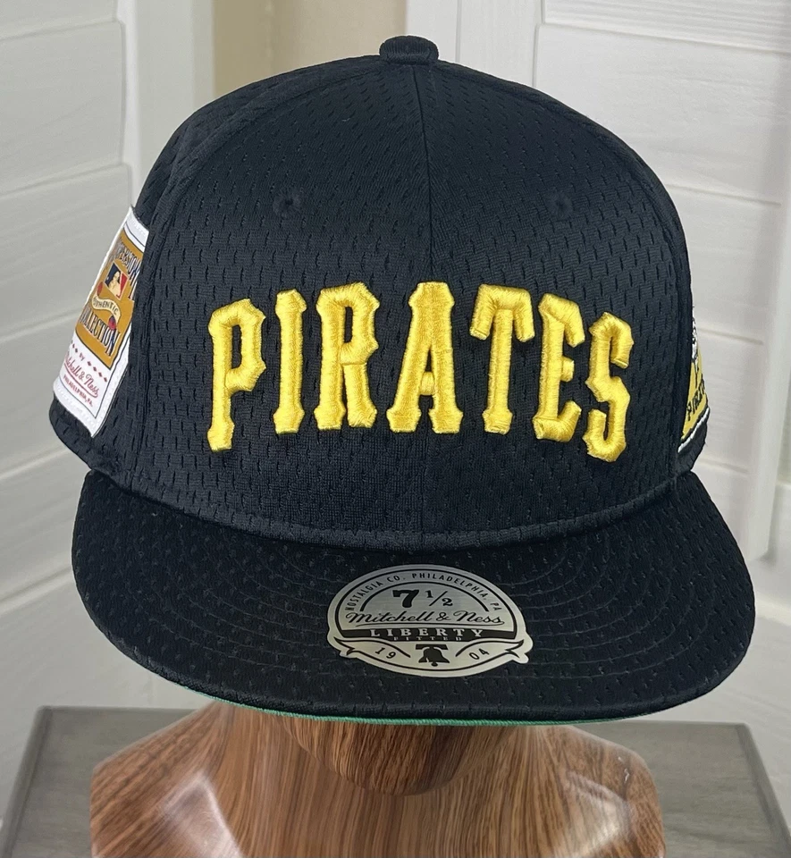 Mitchell & Ness MLB Pittsburgh Pirates ‘Cooperstown’ Mesh Fitted Hat Size 7 1/2 - Image 2 of 4