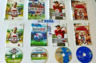 ASHES CRICKET 2009, PRO EVO 2010 PES 2010, TIGER WOODS PGA TOUR 08 & TNA IMPACT