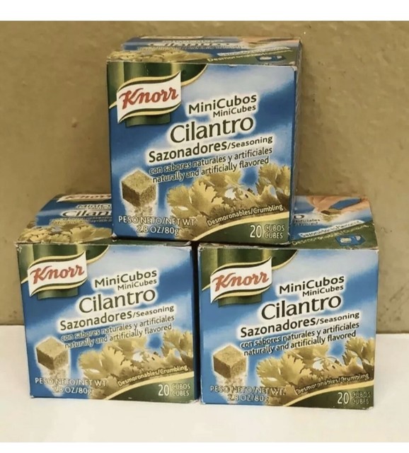 Knorr Hispanic Cilantro Mini Cubes Seasoning 20 Ct for sale online eBay
