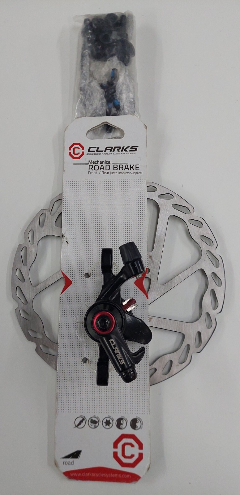» Clarks Road Mechanical Disc Brake Caliper and 160mm Rotor for sale