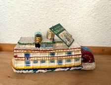 Old World Christmas OWC Riverboat Steamboat Ornament 2009