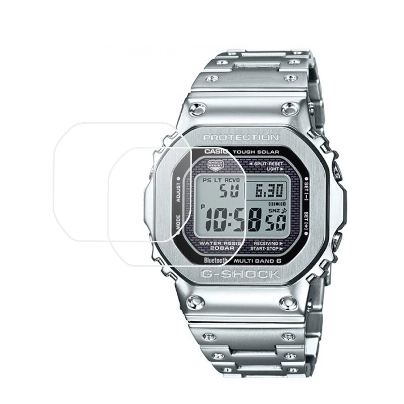 2x Película Protectora de Hidrogel Protector de Pantalla para Casio G-shock GWM-B5000D-1DR Foto 3 de 4