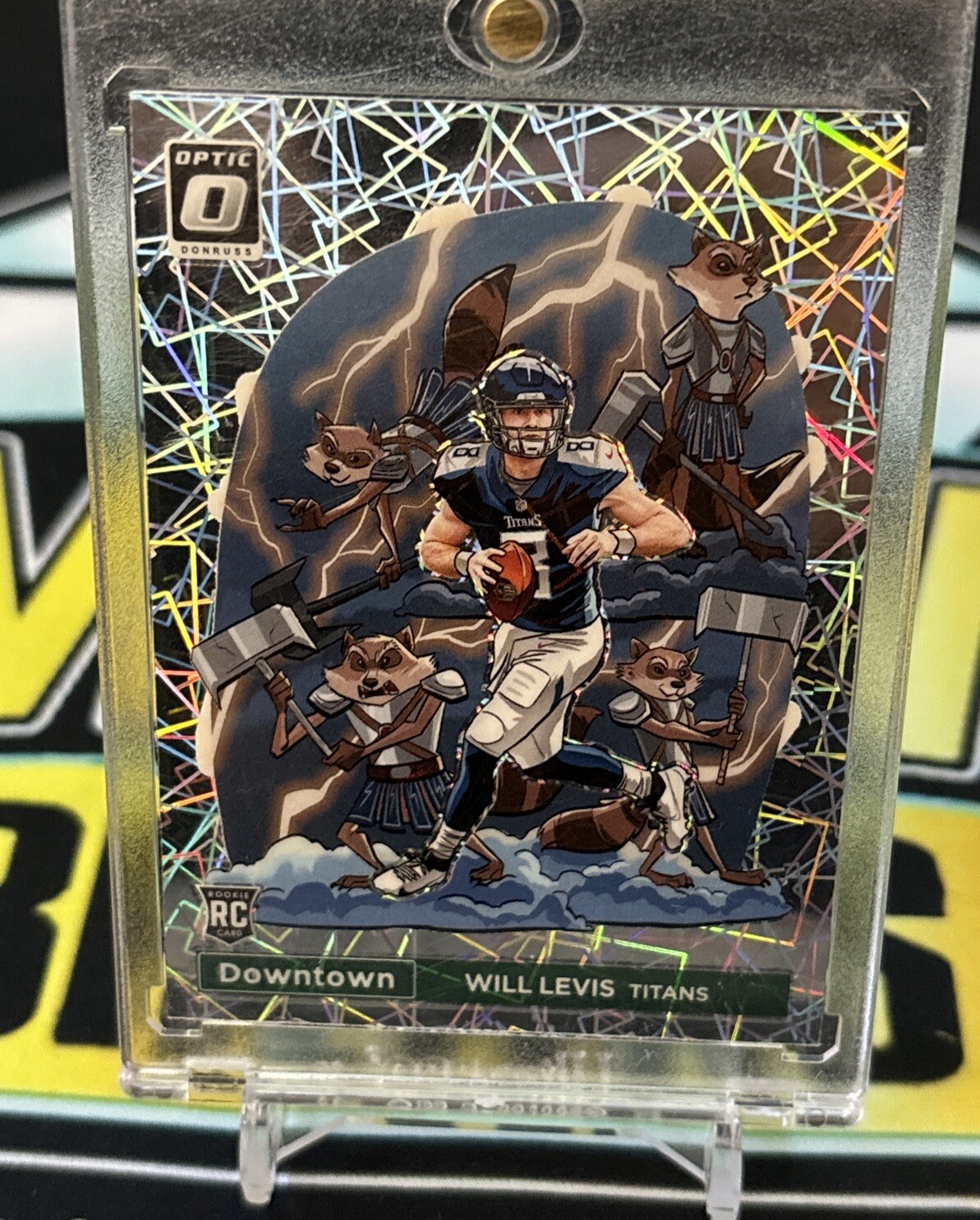 2023 Donruss Optic Downtown WILL LEVIS RC - Titans 🔥🏉🔥