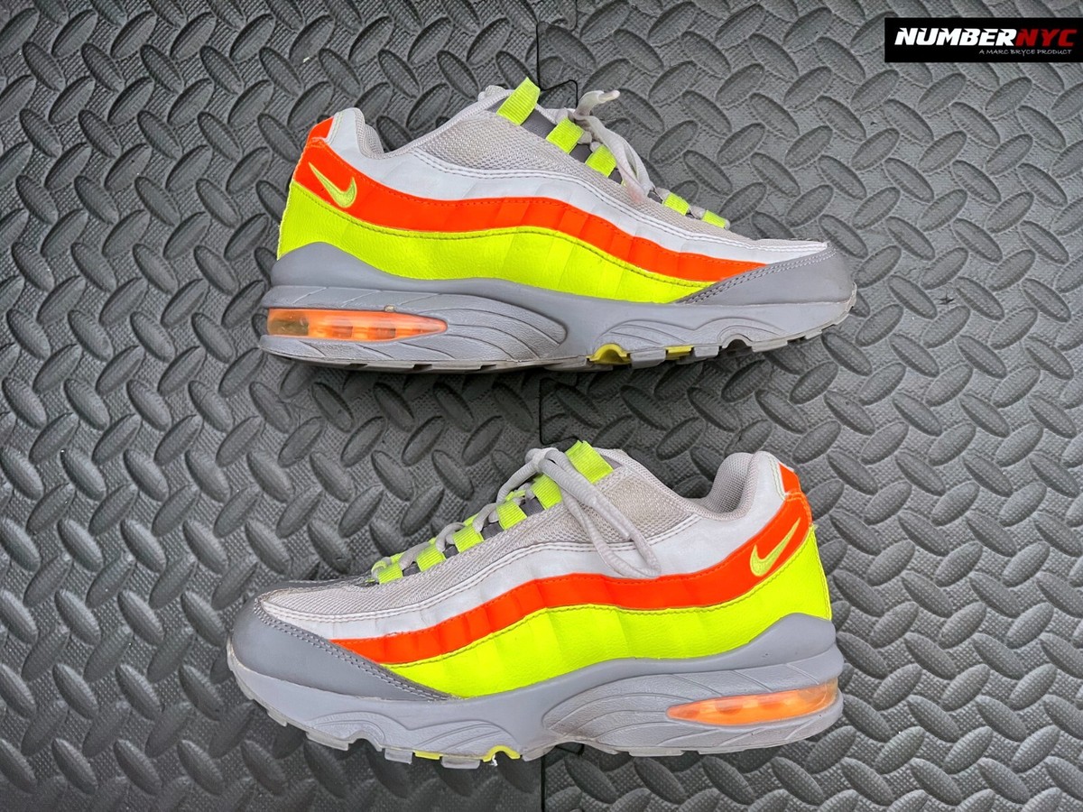 Nike Air Max 95 Vast Grey Volt Neon Yellow Gunsmoke Orange