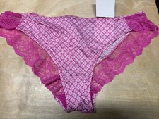 Maidenform Comfort Devotion Lace Back Tanga Panty - Pink - Size 5 - New