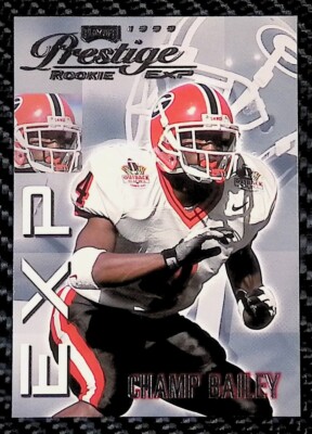 Champ Bailey - 1999 Playoff Prestige EXP #EX36 - RC - Bulldogs