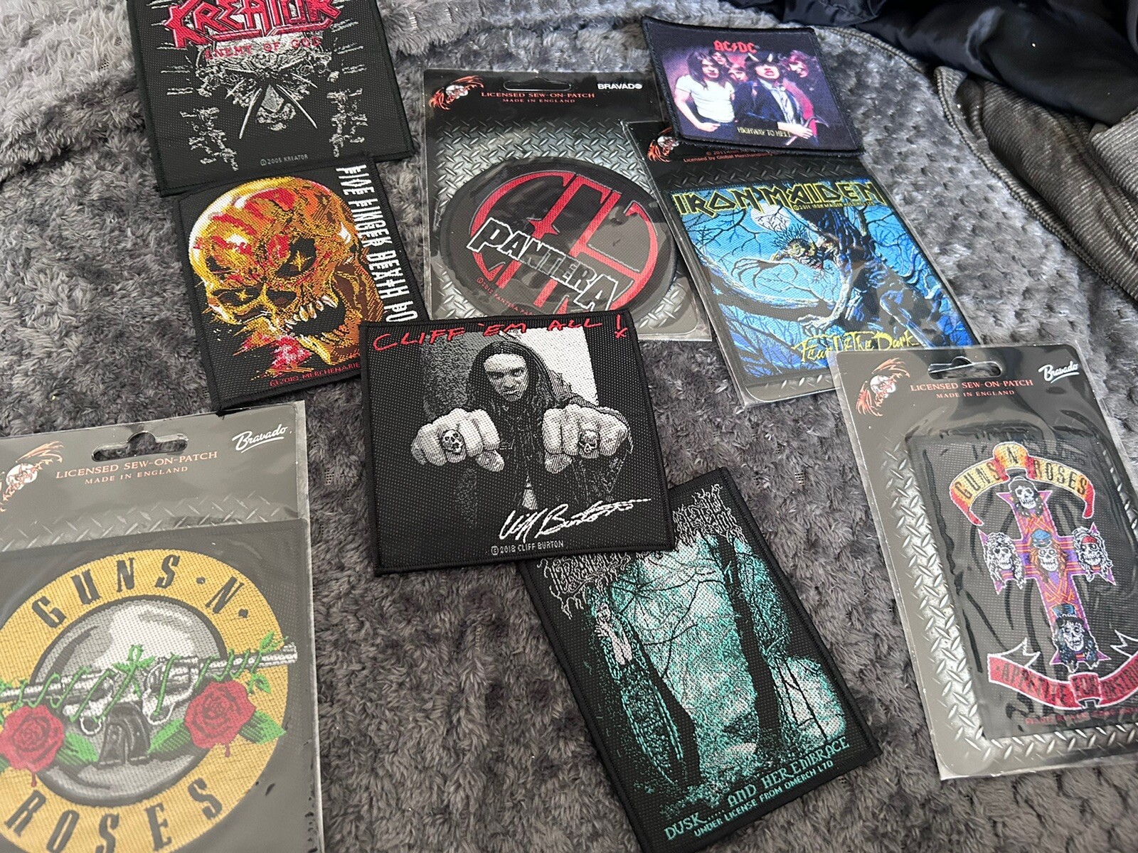 Band patches UK SELLER Iron or Sew on Embroidered Patch eBay