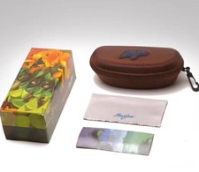 Case Zip Around Clip Hard Protective Case with box New Maui Jim Sunglasses Hot 