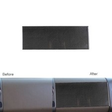 Cubierta de embellecedor del panel de instrumentos copiloto de fibra de carbono para Ford F-150 XL STX 2004-08