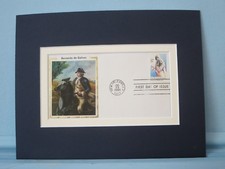 1781 - Bernardo de Galvez conquers West Florida  & First day Cover of his stamp