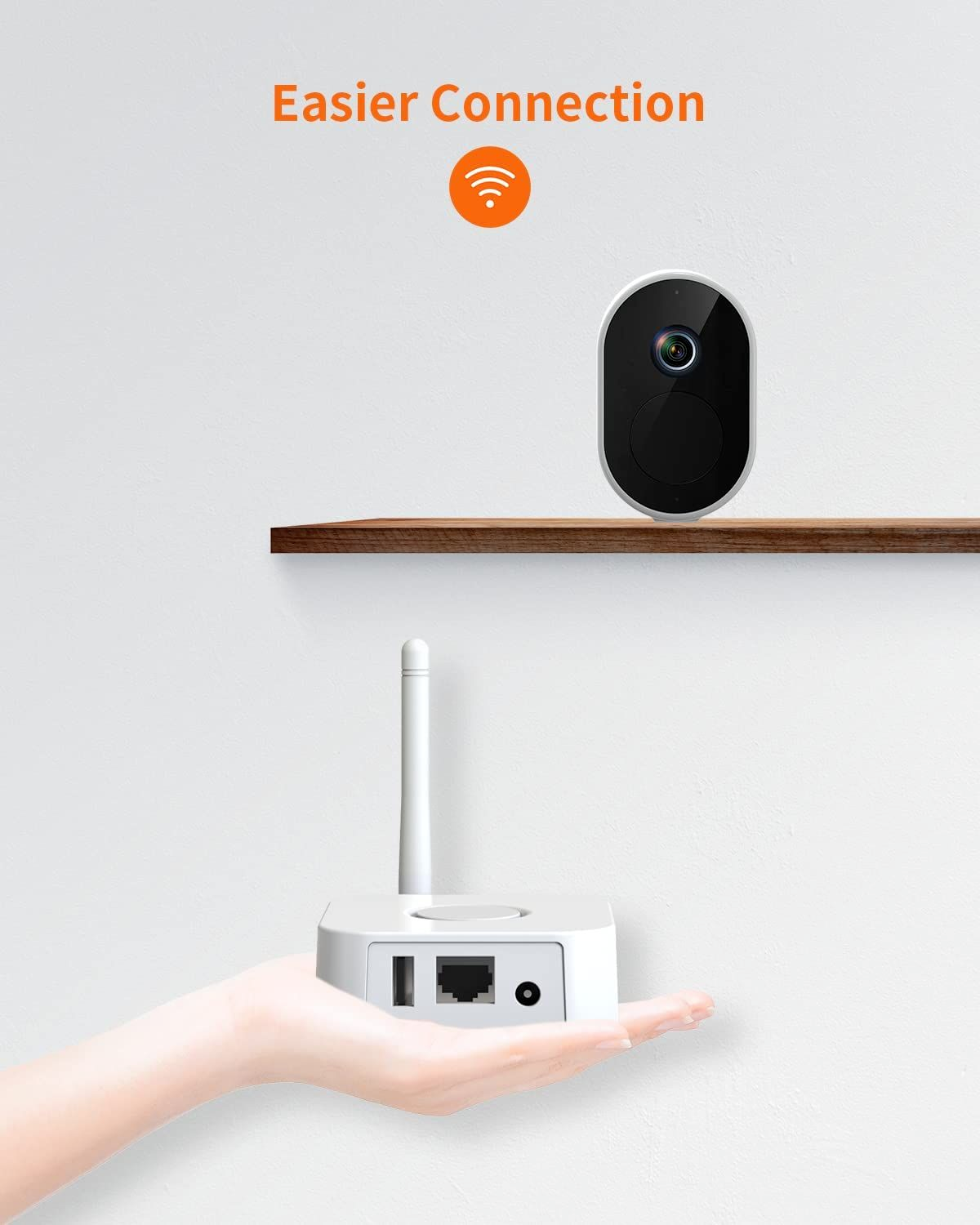 BJS Outdoor Security Camera with Rechargeable Battery, IP65 3 Piece cam eBay