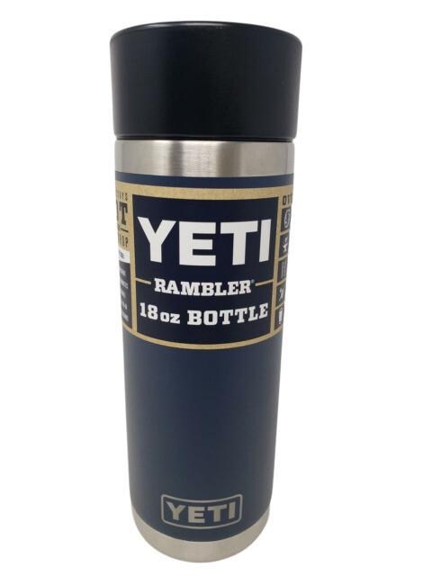 Yeti Rambler 18oz Bottle with HotShot Cap - Navy for sale online
