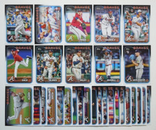 2024 Topps Atlanta Braves Team Set w/ Update Ronald Acuna Jr. Chris Sale