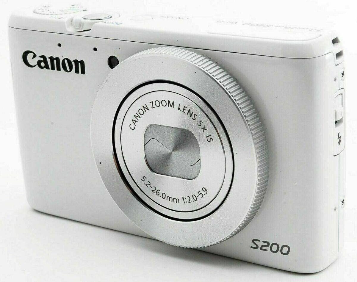 Canon PowerShot S200 compact digital camera *white *made in Japan