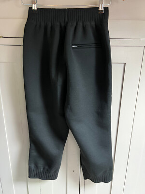 Gymshark Ruched cropped ladies joggers Black Small UK