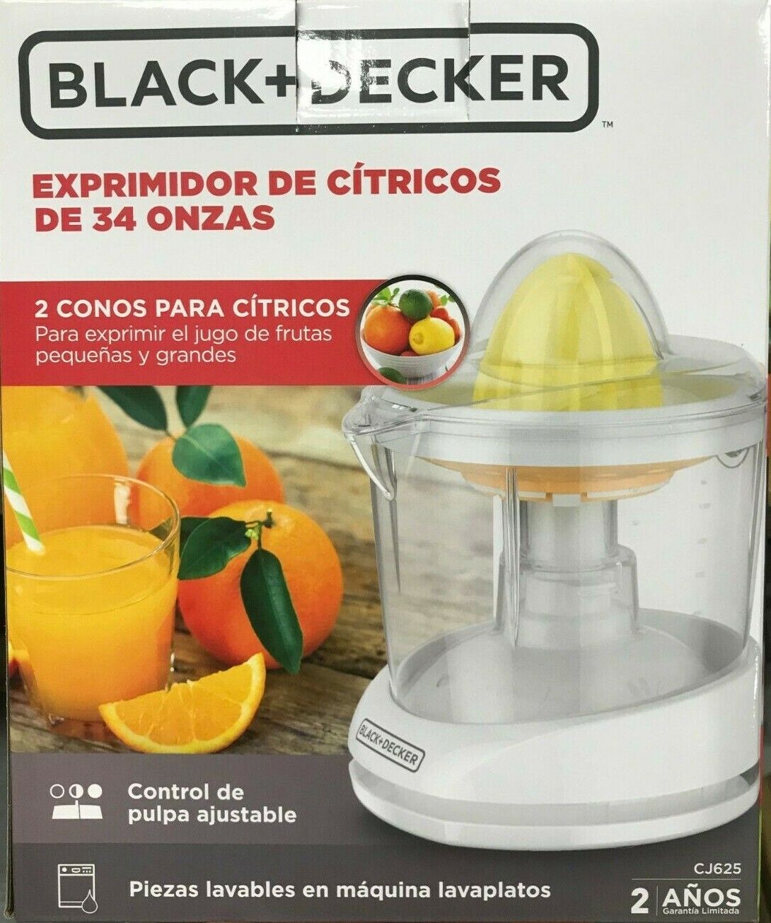 Exprimidor de jugos Black+Decker