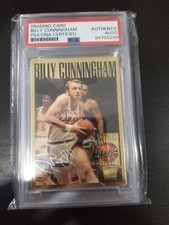 Billy Cunningham Signed 1994 Action Packed Card PSA Slabbed Autograph