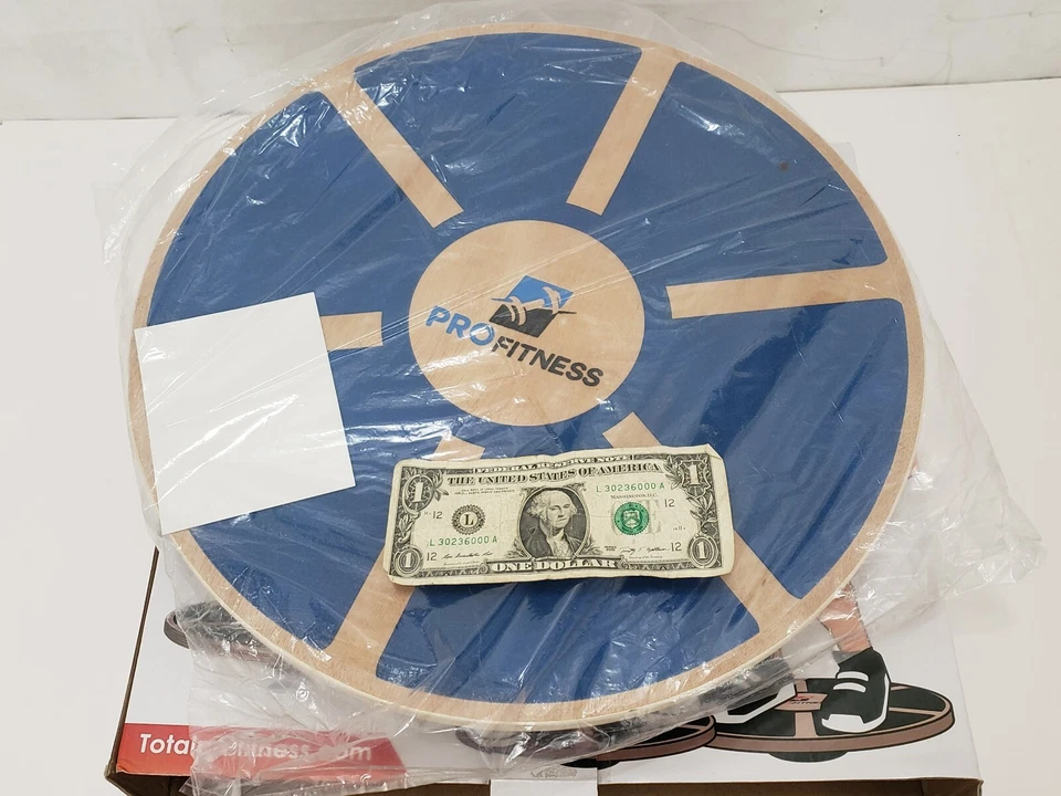 Total Pro Fitness - Tabla de equilibrio de madera de 15" - Para equilibrio de fitness de fuerza central Foto 2 de 4