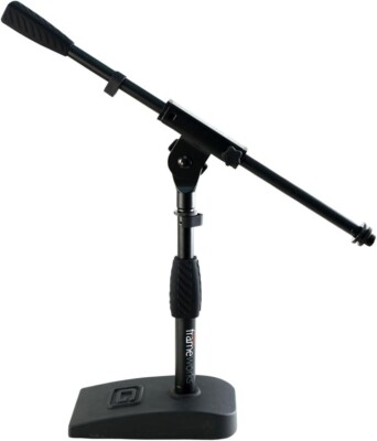 Gator Frameworks Short Weighted Base Microphone Stand w Soft Grip Twist Clutch