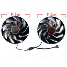 2 fan/Set For SAPPHIRE RX7600XT 7700XT 7800XT PULSE Graphics Card Cooling Fan