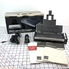 Fujitsu ScanSnap S1300 Document Color Image Portable Compact Scanner TESTED