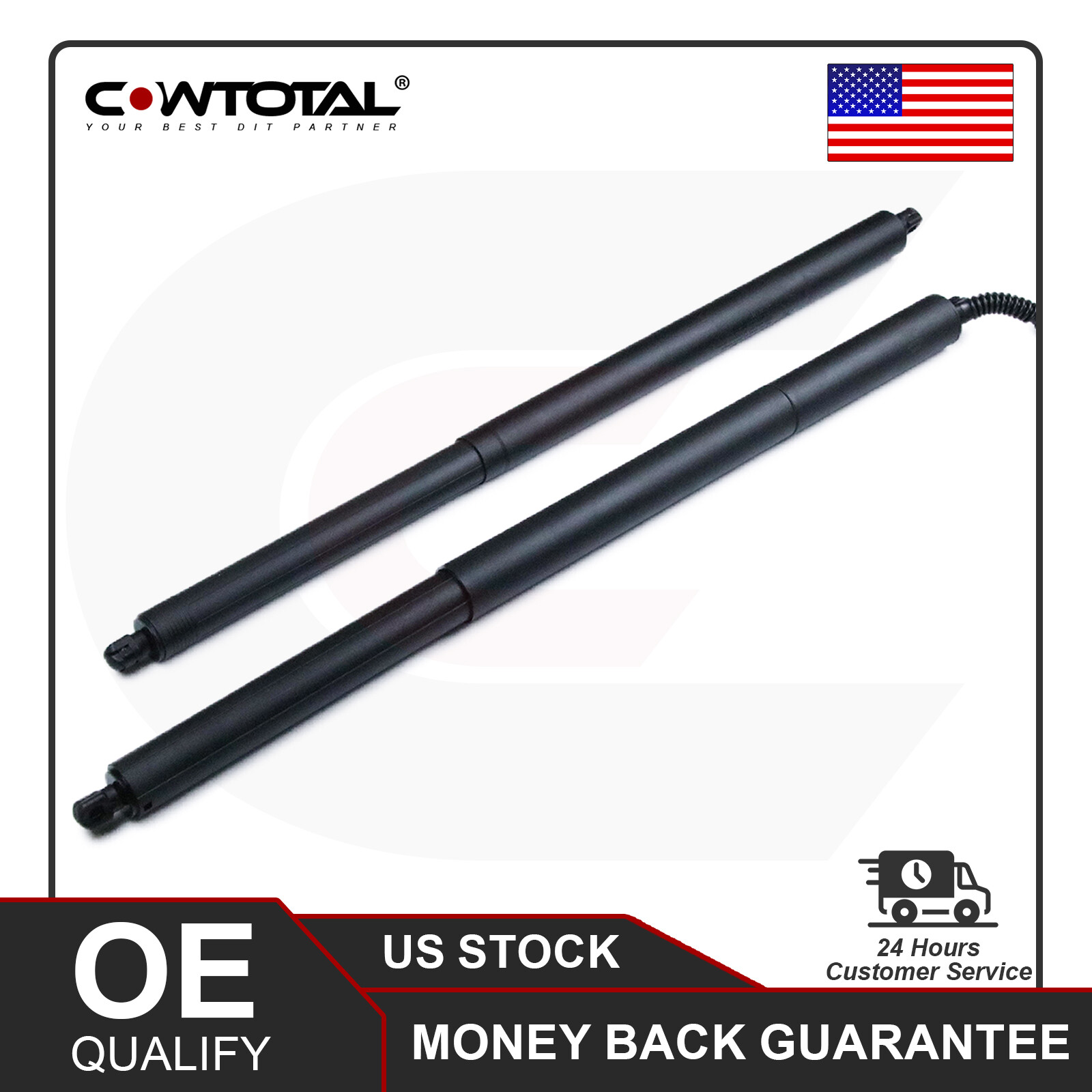 L+R Rear Tailgate Power Hatch Lift Support Strut For Ford Escape Sport 2013-2019