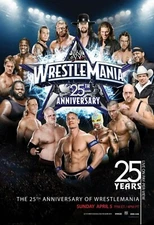 Wrestlemania 25th Anniversary Poster 12x18 Photo Print John Cena Undertaker Edge