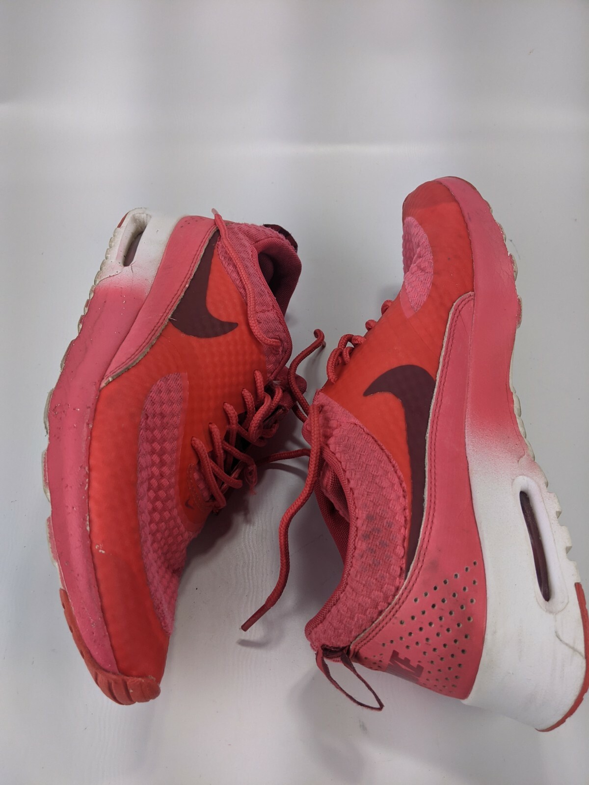 Nike Air Max Thea Premium Women Geranium Red Sneaker Shoes 616723