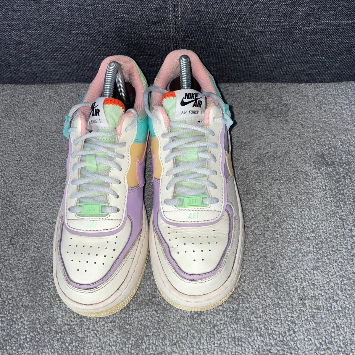 nike air force pastel ivory