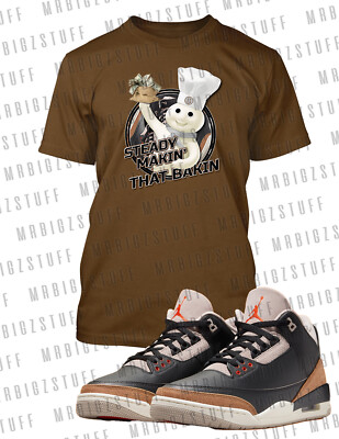 Streetwear J3 Desert Elephant Graphic Doughboy Tee Shirt Mens Big