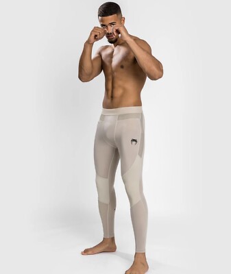 Venum G - FIT AIR Spats Sand Compression Pants Sz Large NWT