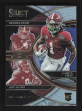 Henry / Gibbs / Jacobs 2023 Select Draft Picks Company Silver Prizm #SC-AB