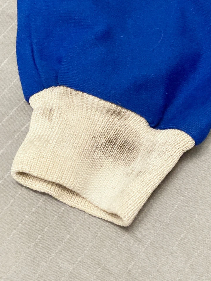 Sudadera vintage años 60 HUSQVARNA corona azul escudo logotipo motosierra/motocicleta - XL Foto 4 de 4