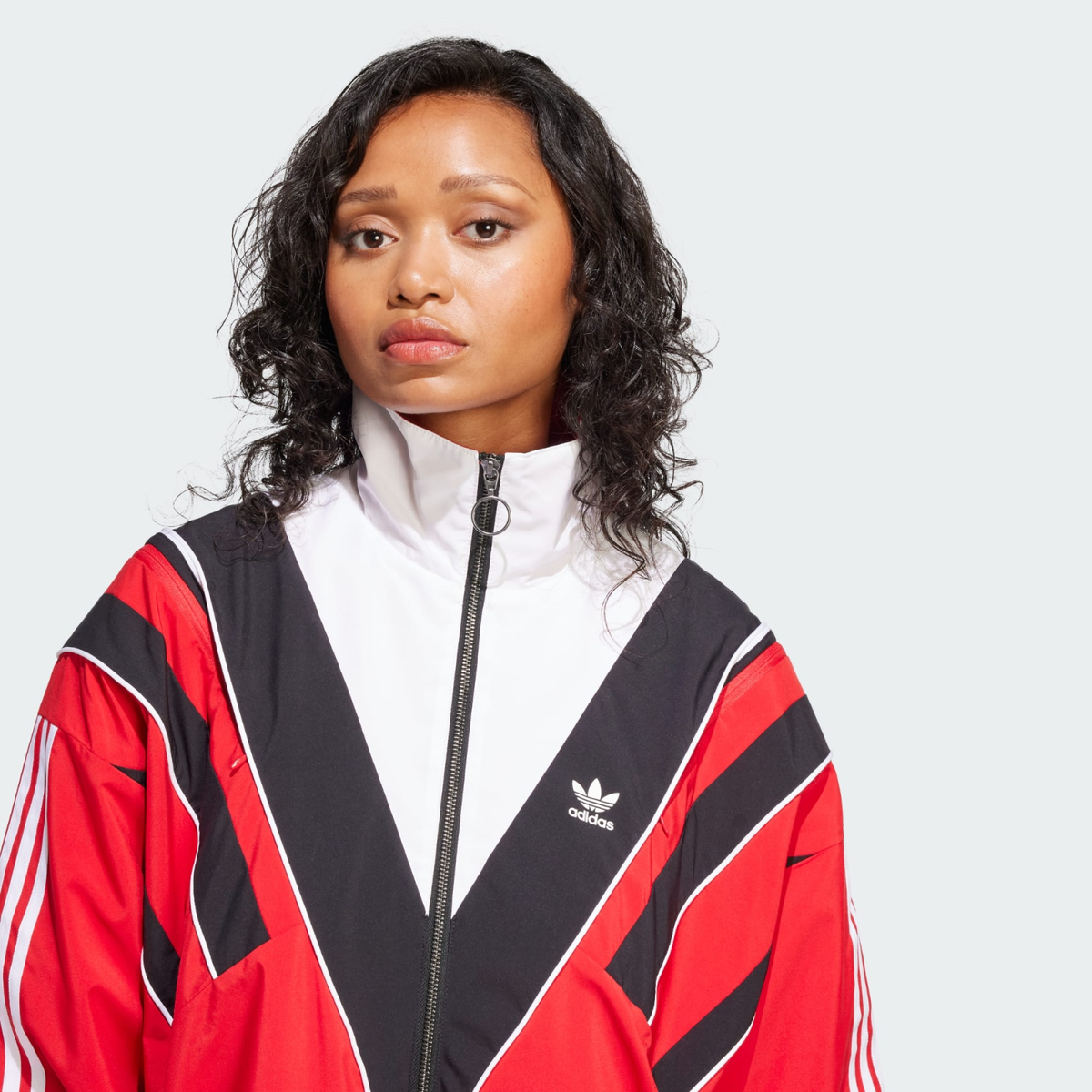 adidas WMNS Rasant Cut Line Track Top Collegiate Red JW9741
