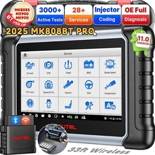 Autel MaxiCOM MK808BT PRO Scanner OBD2 All System Diagnostics Tool Ver of MK808S
