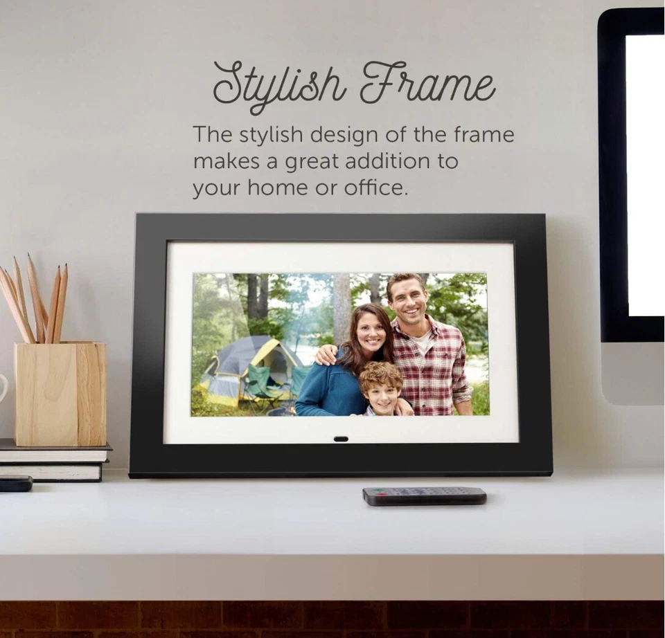 Aluratek Digital Photo Frame with 4GB Built-in Memory - 10 inch - Image 4 of 4