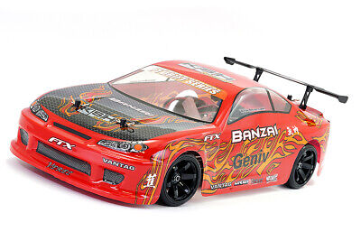FTX Banzai RED 1:10 Ready Built 2.4Ghz Fast DRIFT CAR w/Bat FTX Banzai RED 1:10 Ready Built 2.4Ghz Fast DRIFT CAR w/Bat