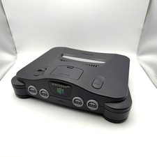 NINTENDO 64 N64 CONSOLE BLACK PAL SYSTEM ONLY - FULLY TESTED
