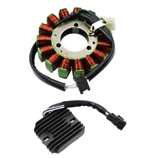 1*Stator Coil &1*Voltage Rectifier Regulator for Suzuki GSX-R1000 2005-2008 2007