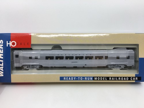 Coche de pasajeros HO Walthers 932-6387 Burlington Route 85’ Budd 52 asientos CB&Q | Condition: Used