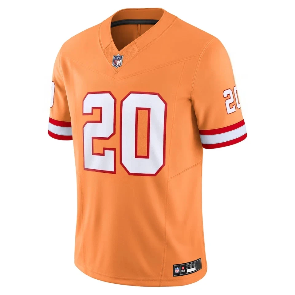 NWT Men's Buccaneers 2025 Orange Retro Game Jersey