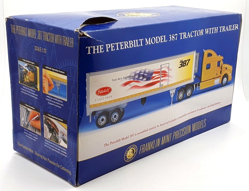 フェラーリ　トレーラー　1/32　未開封品 Franklin Mint 1/32 Scale Diecast B11ZH13 Peterbilt Model 387