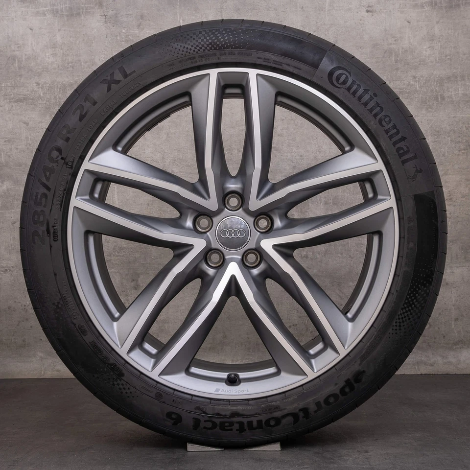 Audi Q7 SQ7 4M 21 Zoll Sommerräder Felgen 4M0601025T Sommerreifen - Bild 4 von 4