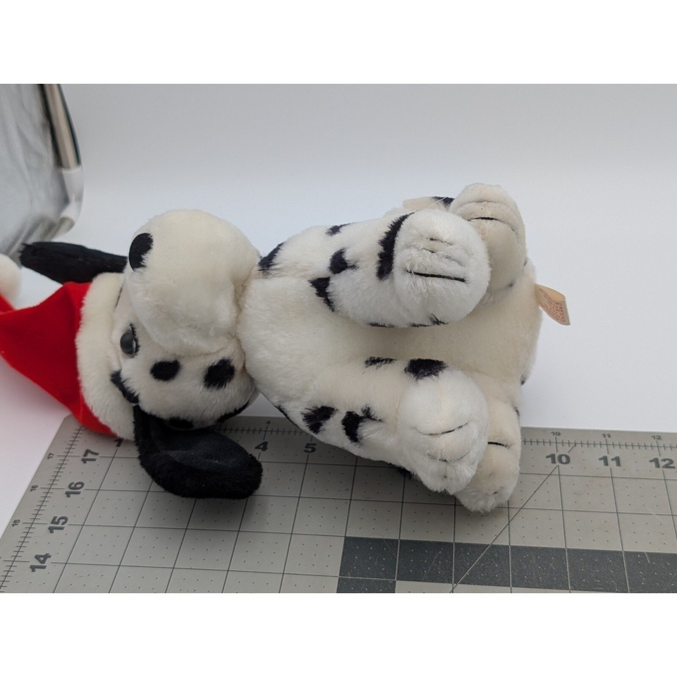 Fun World Dalmatian Dog Plush Christmas Hat 9 Inch Stuffed Animal Toy ...