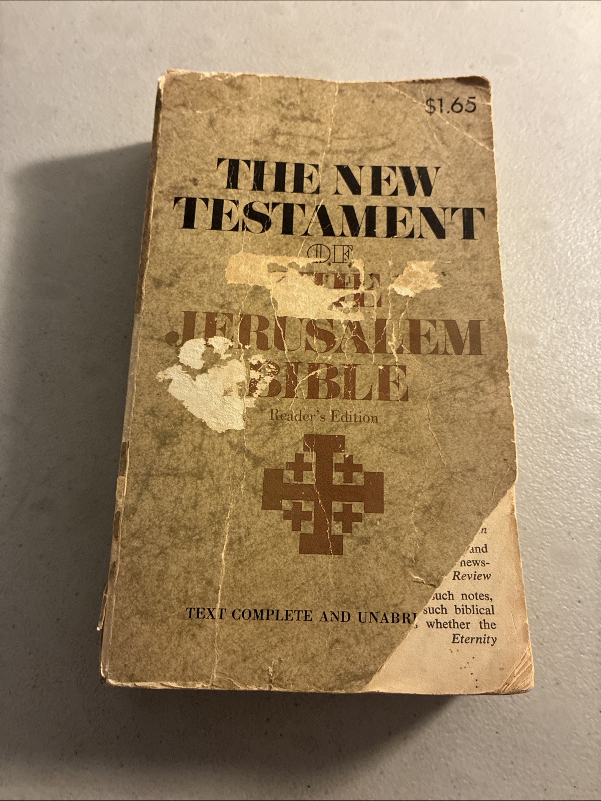 The New Testament Of The Jerusalem Bible